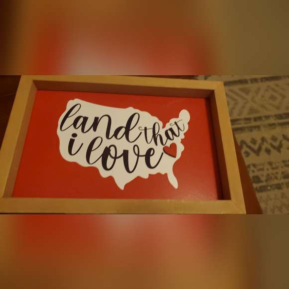 Huntington Home Reversible Sign Land That I Love/Talk Dirt To Me New. - Picture 3 of 4